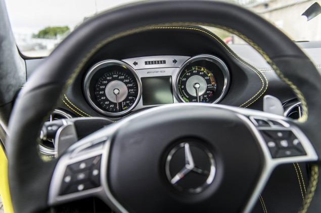 2014 SLS AMG Coupe Electric Drive Production Car at the Nurburgring Interior