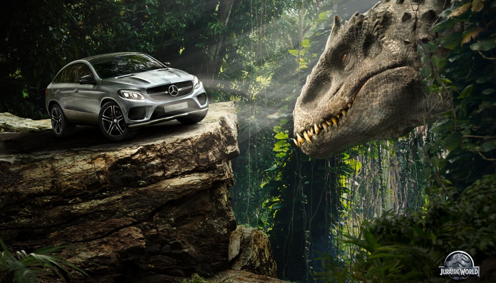 Alpha Car  Watch the new Mercedes-Benz GLE Coupé in Jurassic World. In theaters June 12th.