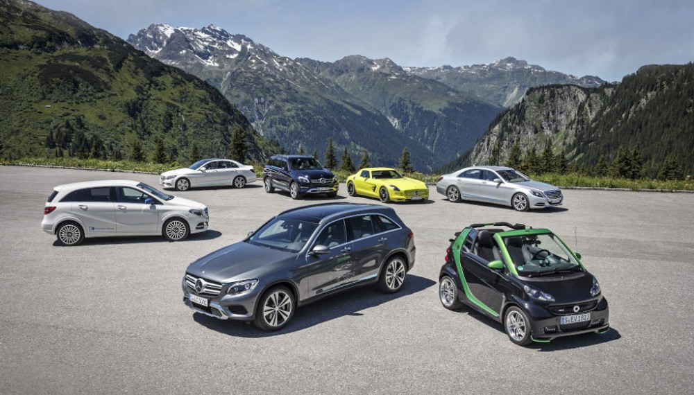 Mercedes-Benz and smart on e-mission in Montafon