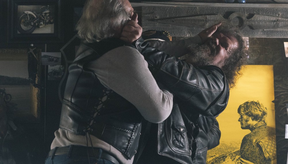 `Eindrücke des Films "Easy Driver" der Oscar Gewinner Joel and Ethan Coen für das amerikanische Football-Finale, mit Peter Fonda und dem neuen Mercedes-AMG GT Roadster. ;