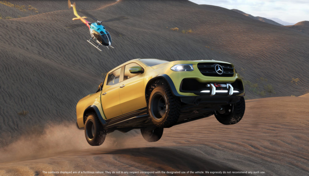 The Mercedes-Benz X-Class has its own mission in the new video game "The Crew 2" and is the off-road highlight of the game. "The Crew 2" goes on sale on 29 June 2018. The Closed Beta Version will be available from 31 May. For this purpose, Mercedes-Benz Vans is making 5000 access codes exclusively available on its social media channels as of now.