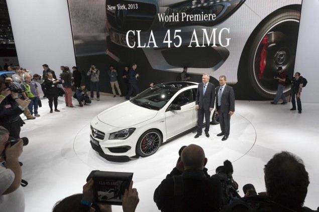 Mercedes-Benz CLA45 AMG world premiere