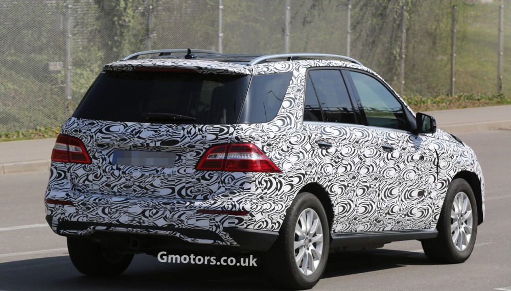 First Spy Photos of the 2015 Mercedes-Benz M-Class