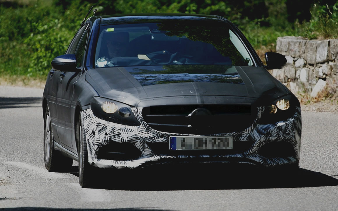 Spy Photos of a Larger More Masculine Mercedes-Benz C-Class