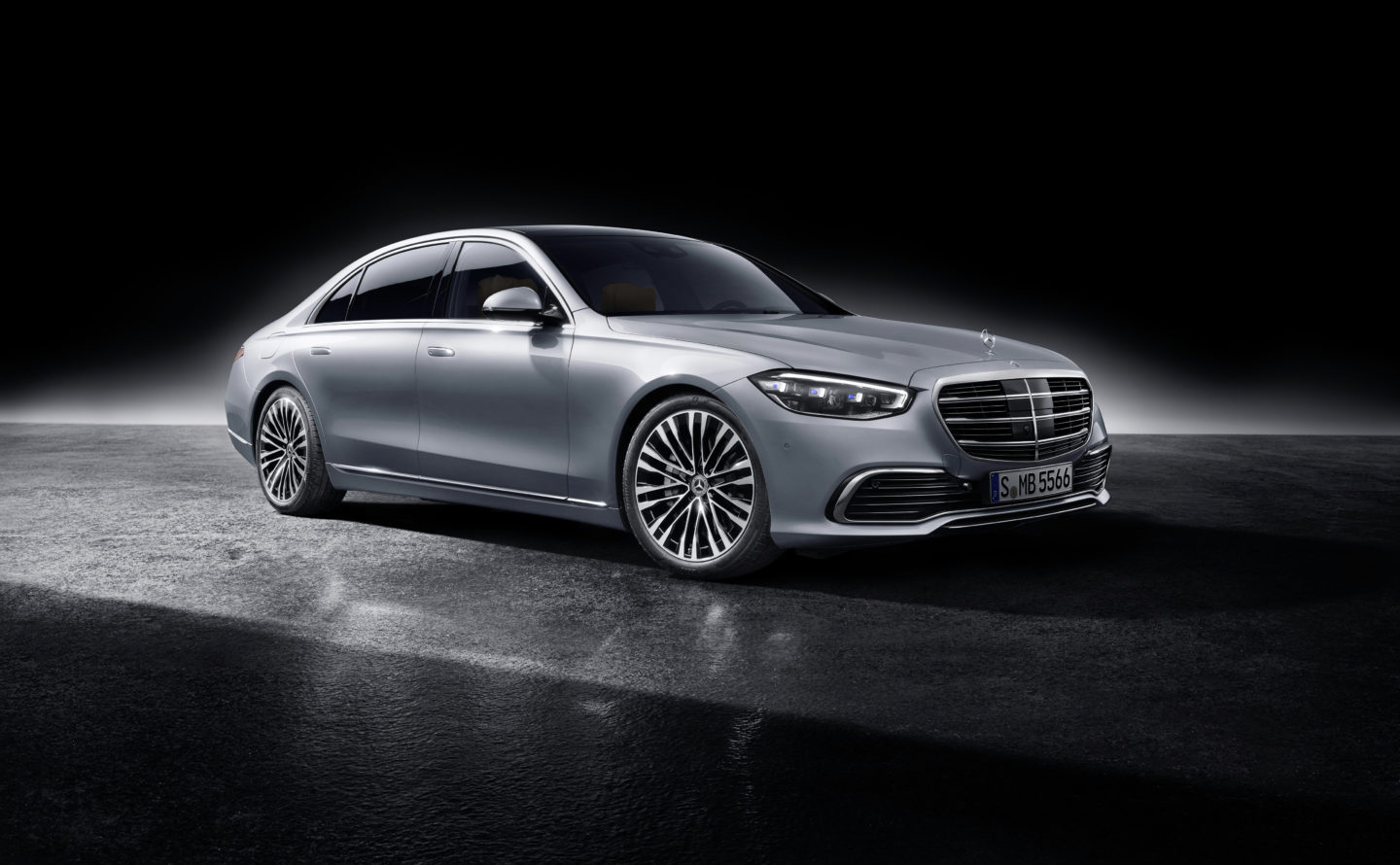 Mercedes-Benz S-Class, 2020, studio shot, exterior: hightech silver