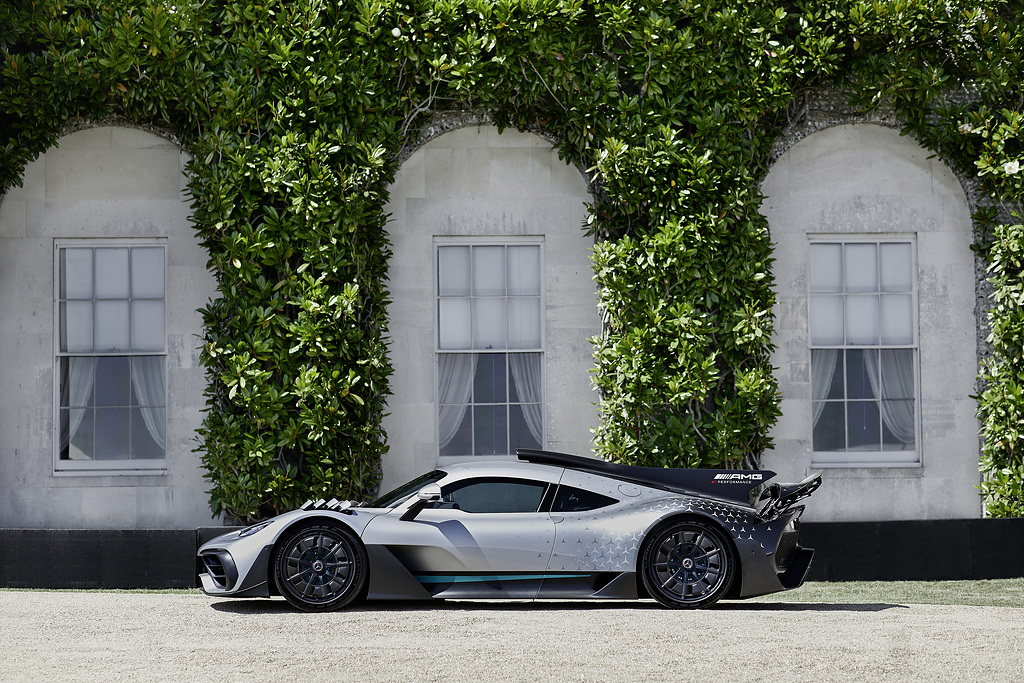 The cutting-edge Mercedes-AMG ONE hypercar with E PERFORMANCE hybrid drive