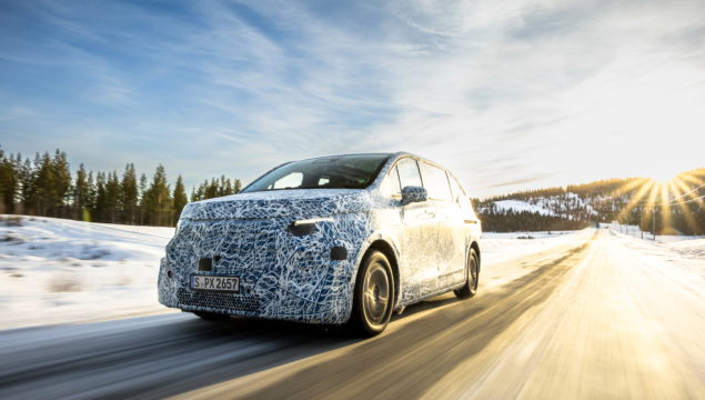 New Mercedes-Benz MPVs master winter testing in the Arctic Circle - Winter Testing Sweden VAN.EA-P 2025