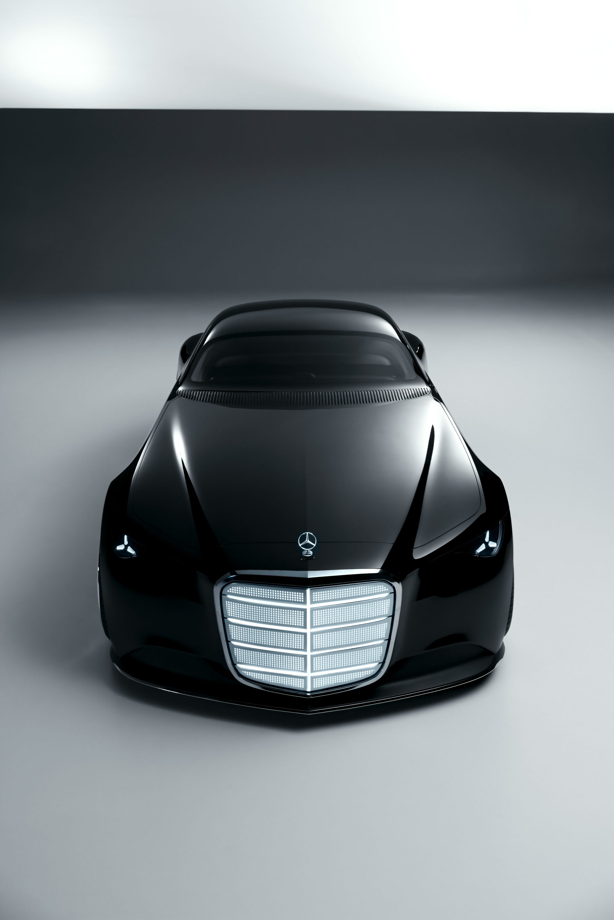 The Vision Iconic’s sculptural design recalls the golden age of automotive elegance, translated for an electric future.