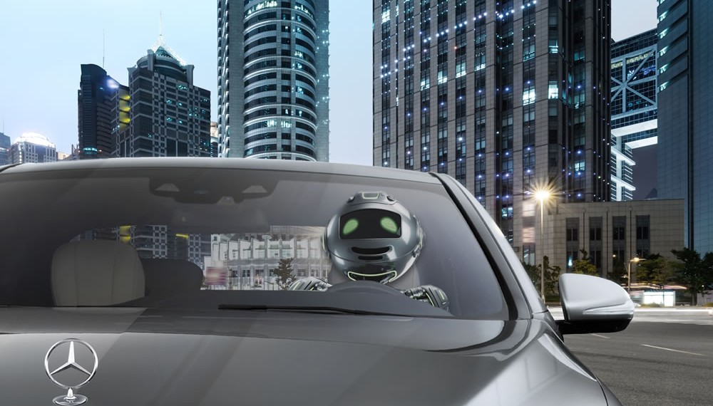 A driving robot ? - in the future the car drives independently