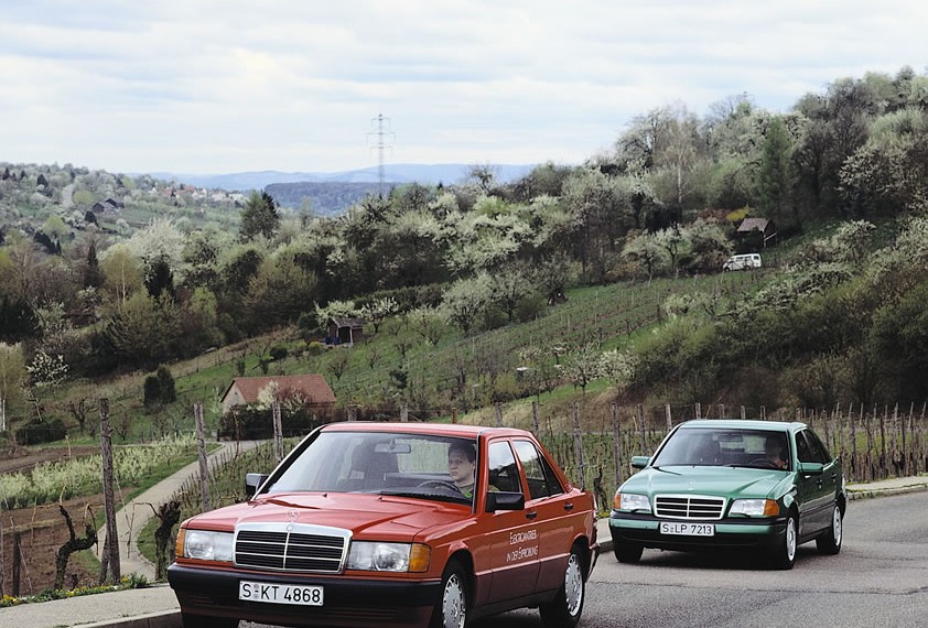 Mercedes-Benz C-Class (W 202), experimental vehicle with electric drive and ZEBRA battery, 1993.