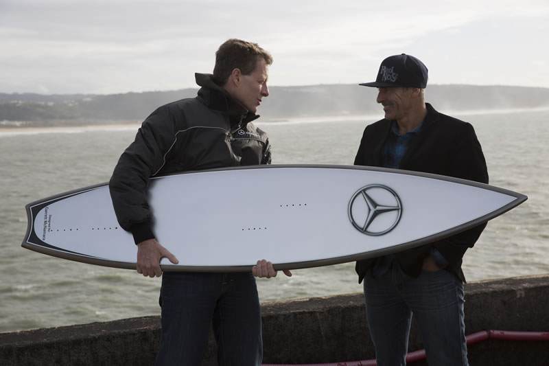 surfing legend Garrett McNamara Mercedes-Benz