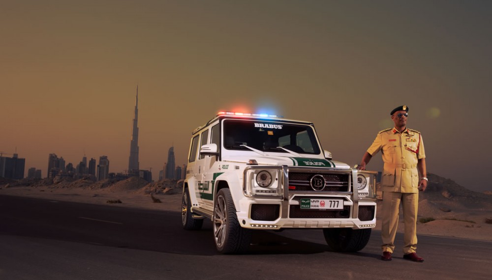 Mercedes G63 AMG by Brabus Dubai Police
