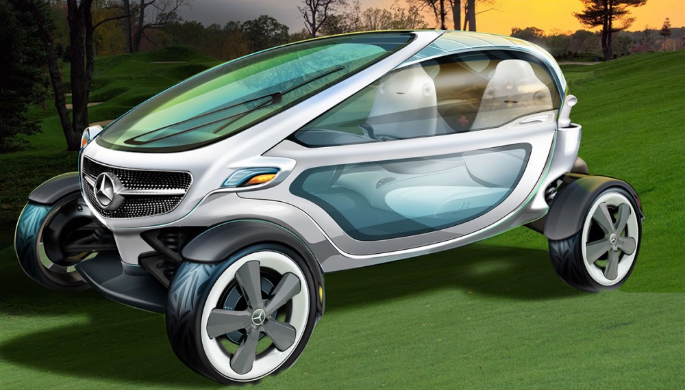 Mercedes-Benz Vision Golf Cart: Mercedes-Benz designs visionary golf cart