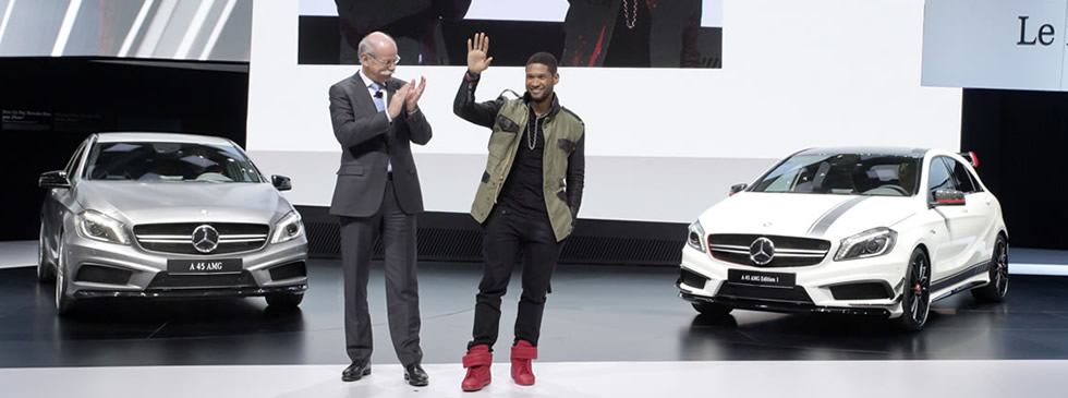 Usher Mercedes