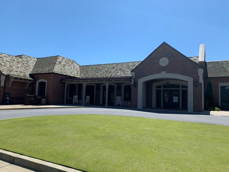 Front entrance of the wellness center from outdoors