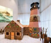 There’s a 16-Foot Gingerbread House Now on Display in Newport