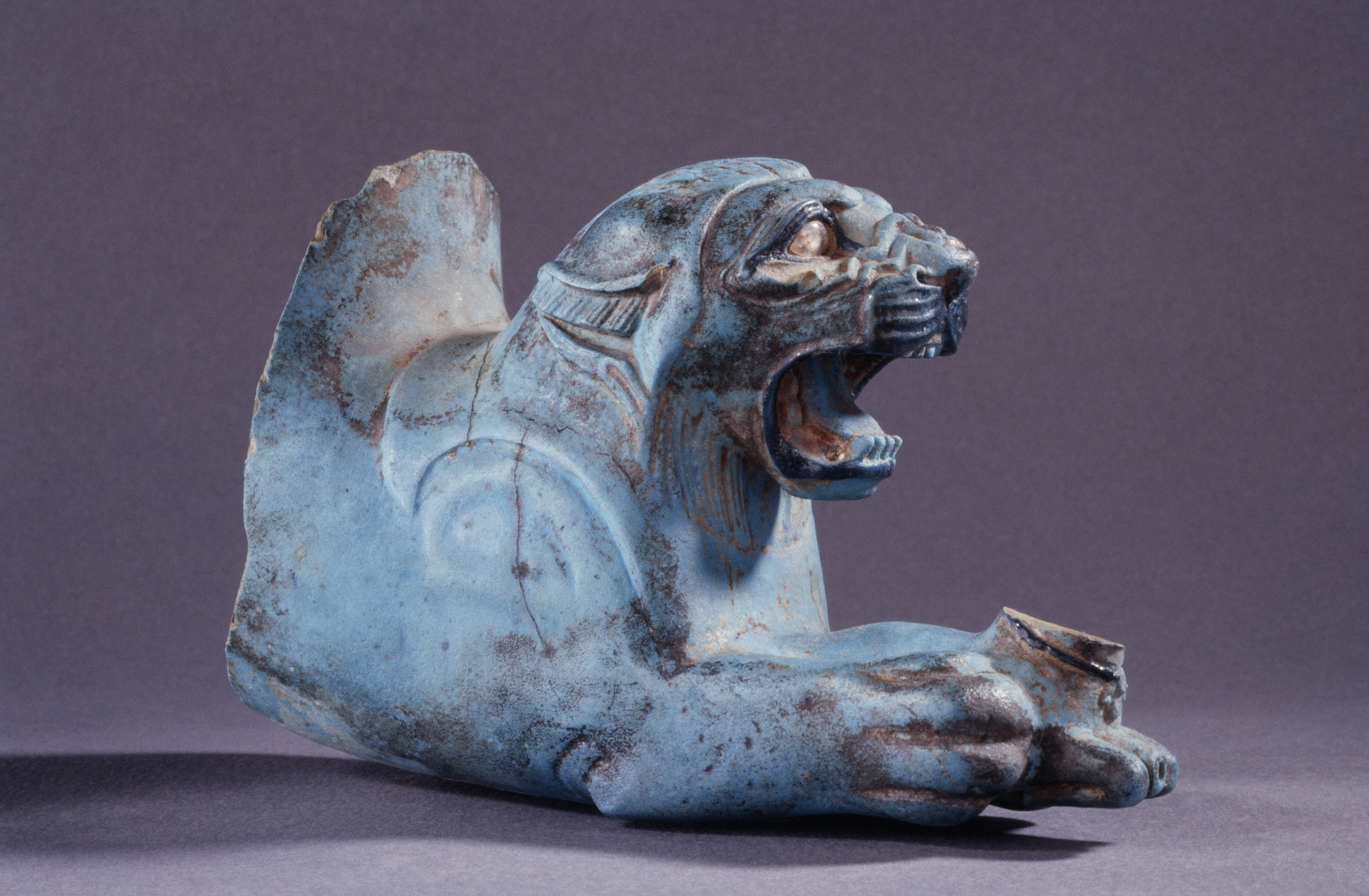 Rhyton In The Shape Of A Lions Head
