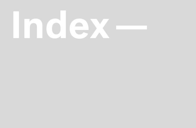 The Index Magazine wordmark on a gray color field. 