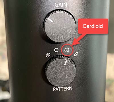 Blue Yeti Microphone Pattern Settings