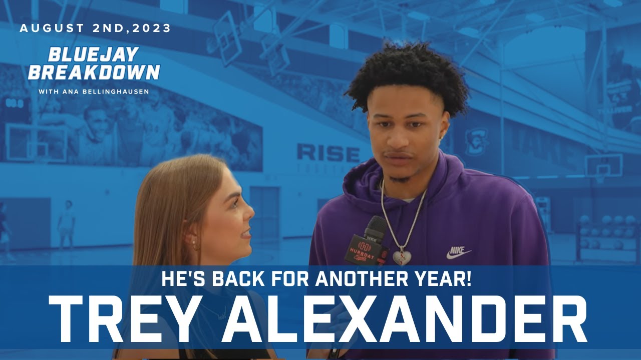 Trey Alexander Returns to Creighton after NBA Combine | INTERVIEW