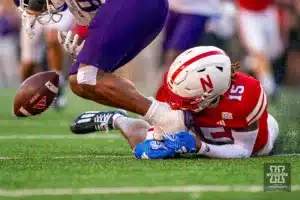 DUPLICATE***Nebraska Cornhuskers defensive back Tamon Lynum