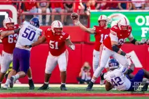 Nebraska Cornhuskers quarterback Heinrich Haarberg