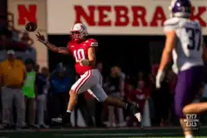 Nebraska Cornhuskers quarterback Heinrich Haarberg