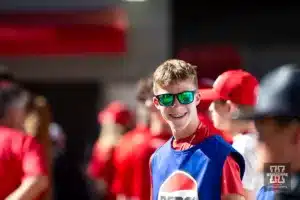 Hawker selling drinks before the Nebraska takes on Northwestern during a college football game on Saturday, October 21, 2023, in Lincoln, Nebraska. Photo by John S. Peterson.