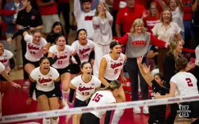 Nebraska Volleyball vs. Wisconsin Photos – 10/21/23