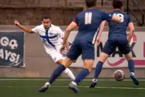 Creighton midfielder Dominic Briggs