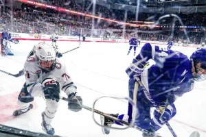 Omaha defenseman Griffin Ludtke