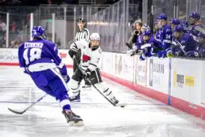 Omaha defenseman Griffin Ludtke
