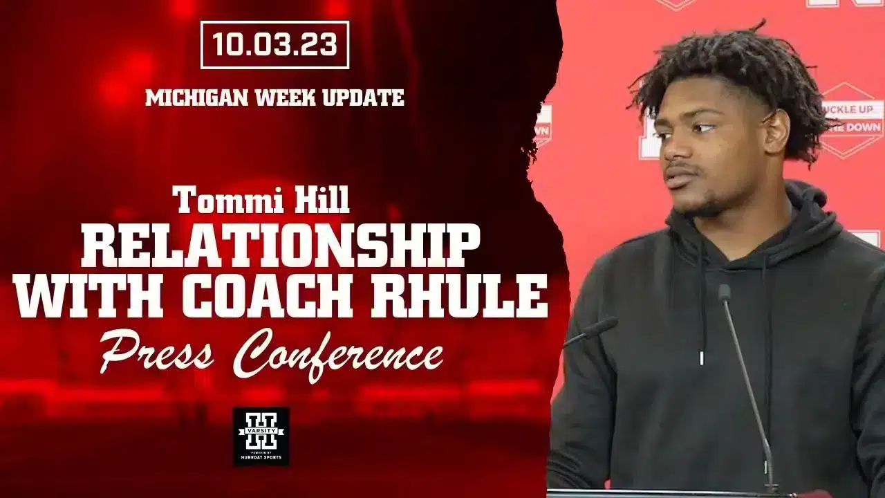 Tommi Hill Breaks Down His Relationship with Huskers Head Coach Matt Rhule | Full Press Conference