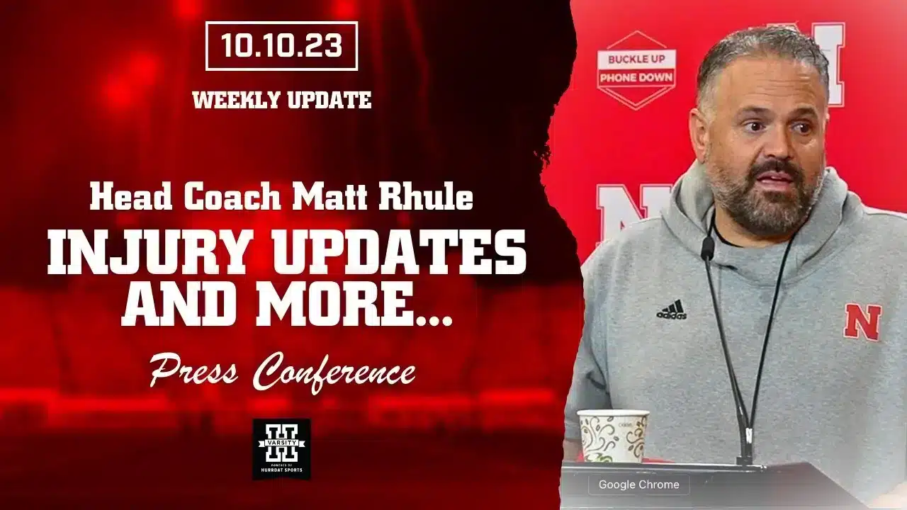 Nebraska Football Gives Updates on Injuries | Bye Week Accomplishments | Matt Rhule Press Confernece
