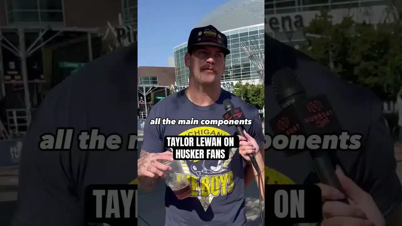 Taylor Lewan has some high praise for Nebraska fans #huskers #gbr #nebraska #nebraskafootball