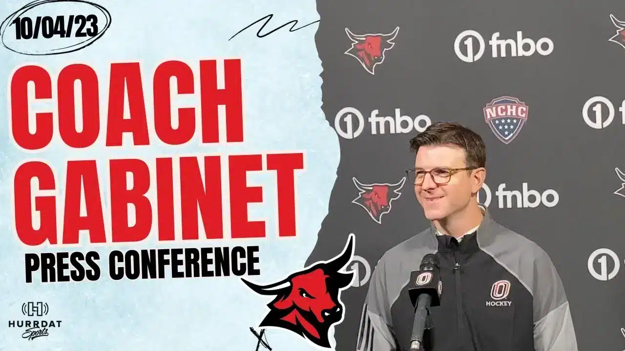Omaha Hockey Hits The Road Against Minnesota State: HC Mike Gabinet Full Presser