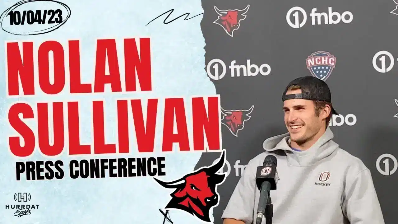 Omaha Hockey Captain Nolan Sullivan Talks Upcoming Season | Full Press Conference