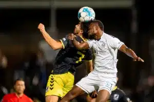 During a match between Omaha United and PSOC Charlotte 10/04/23. Photo by Eric Francis