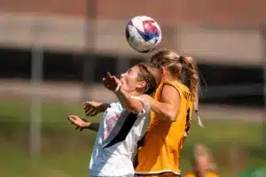 during a game between against Wyoming Sunday in Omaha, Nebraska August 27, 2023.  Photo by Eric Francis