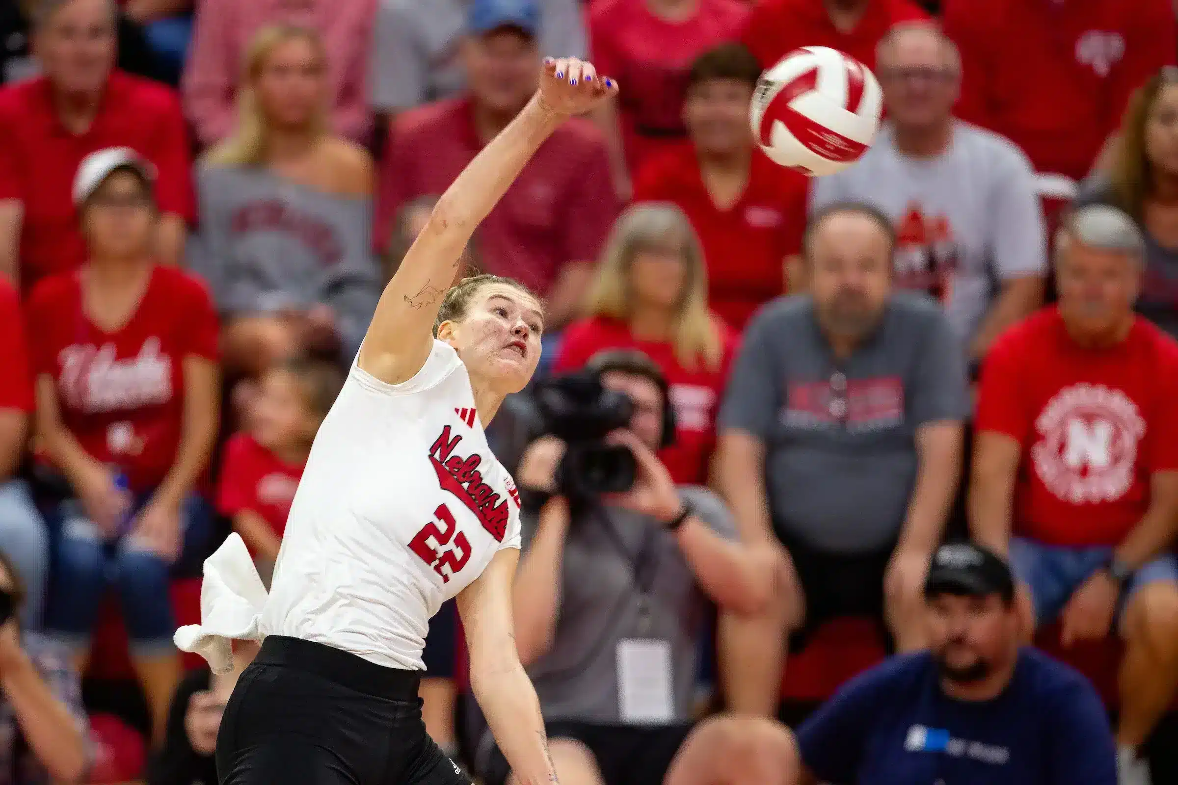 Nebraska at Creighton – 2023-09-06 No. 2 Huskers Sweep Michigan Behind Dominant Showing from Krause and Murray