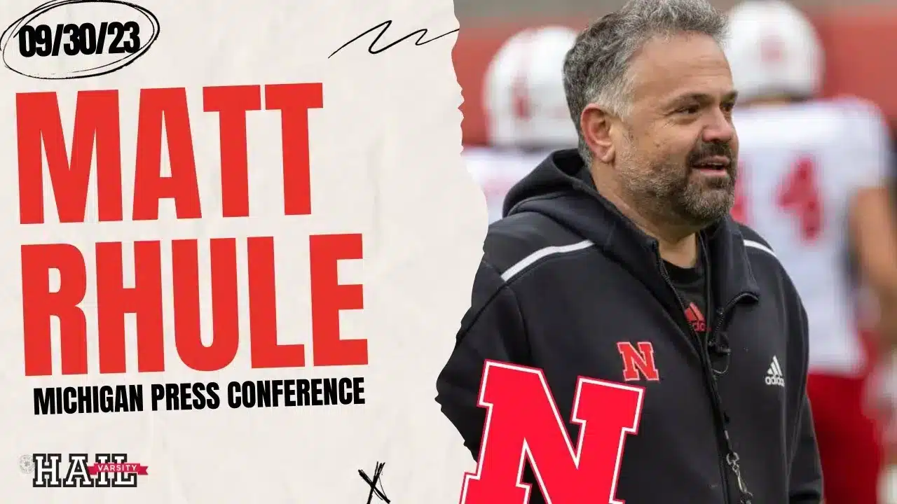 Nebraska football Head Coach Matt Rhule | Michigan Postgame | Full Presser