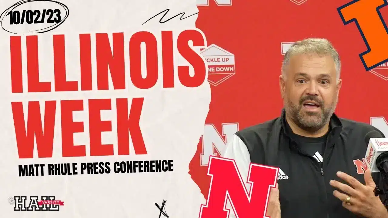 Coach Matt Rhule Opens Up About Huskers’ Tough Loss to Michigan | Illinois Preview | Full Presser
