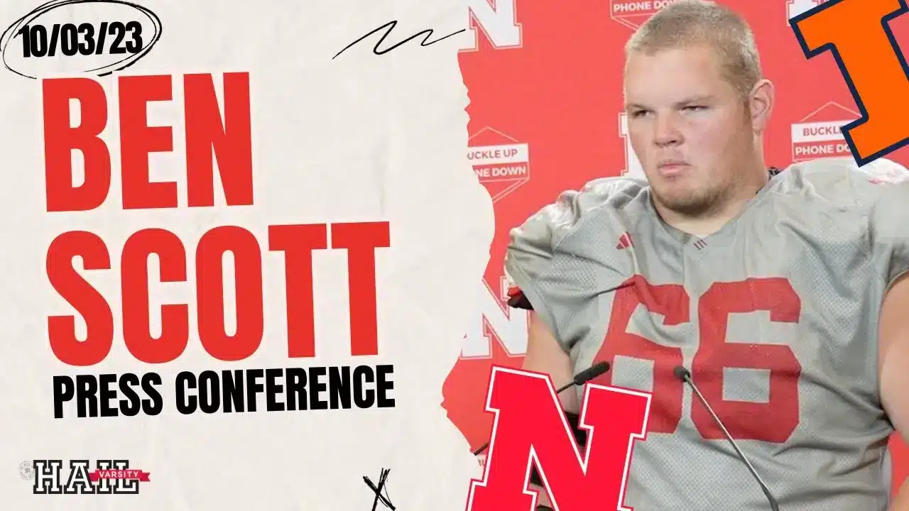 Ben Scott  Press Conference | Nebraska Football | October 3, 2023