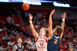 Nebraska Cornhuskers forward Josiah Allick