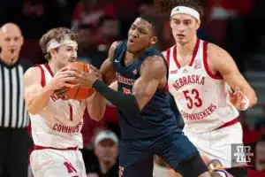 Nebraska Cornhuskers guard Sam Hoiberg