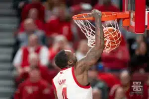 Nebraska Cornhuskers forward Juwan Gary