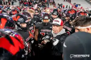 Westside Higih School head coach Paul Limongi during a Class A State Championship[ game between Elkhorn South High School and Omaha Westside High School in Lincoln, NE on Tuesday November 21st, 2023. Westside defeated Elkhorn South 56-0. Photo by Eric Francis