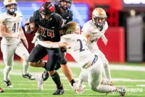 Westside Higih School Trevor Spady (24) during a Class A State Championship[ game between Elkhorn South High School and Omaha Westside High School in Lincoln, NE on Tuesday November 21st, 2023. Westside defeated Elkhorn South 56-0. Photo by Eric Francis