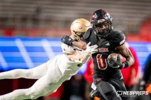 Westside Higih School running back Jahmez Ross (6) during a Class A State Championship[ game between Elkhorn South High School and Omaha Westside High School in Lincoln, NE on Tuesday November 21st, 2023. Westside defeated Elkhorn South 56-0. Photo by Eric Francis