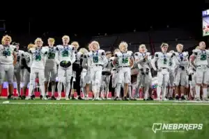 … during the Class B NSAA Football Championship on Monday, November 20, 2023, in Lincoln, Nebraska. Photo by John S. Peterson.